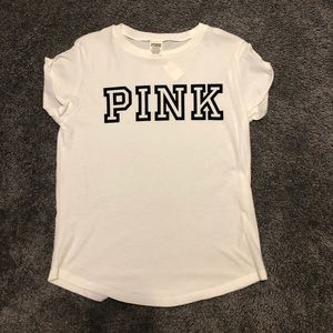 Pink White Shirt